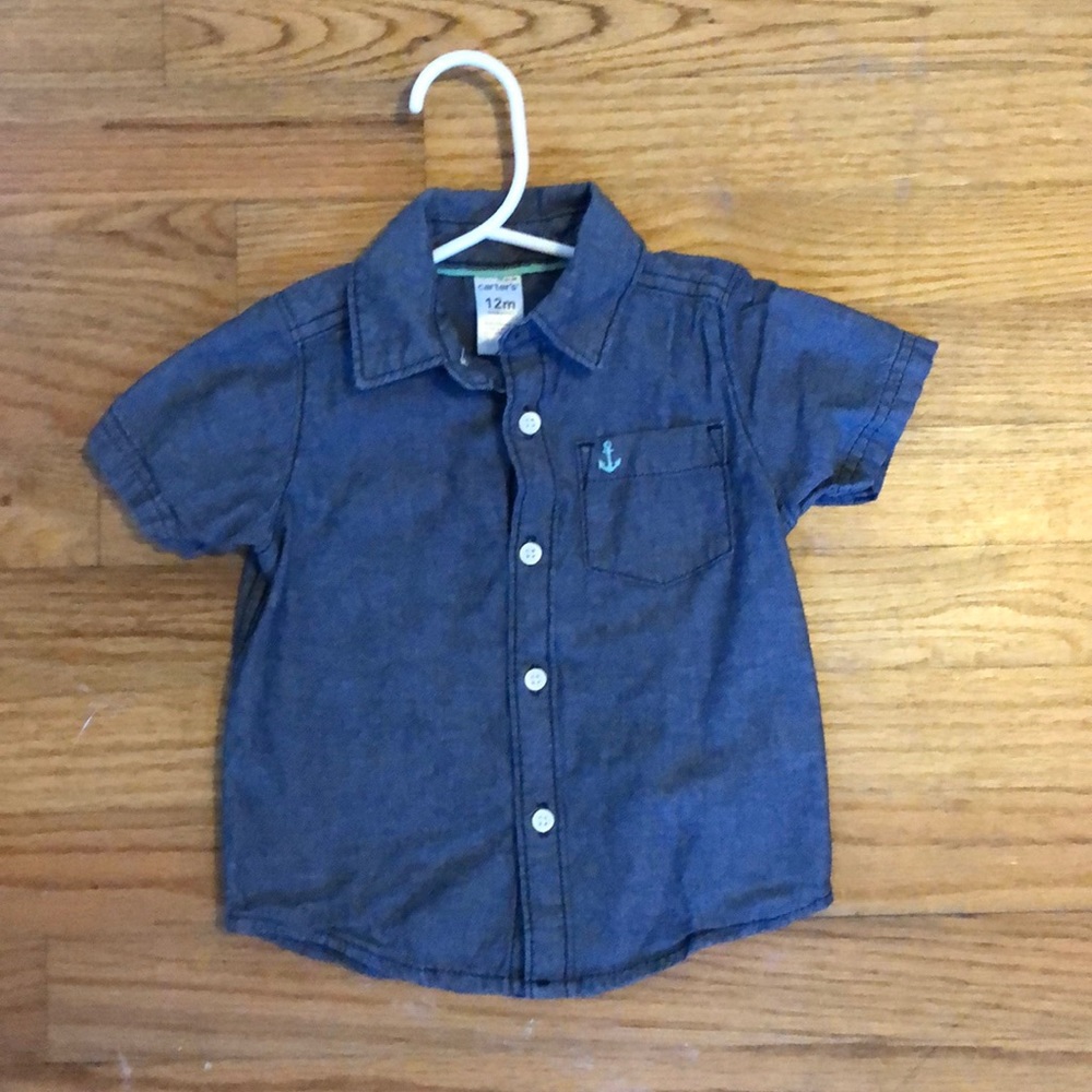 Baby boy jean shirt
